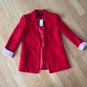 Red Women's Blazer